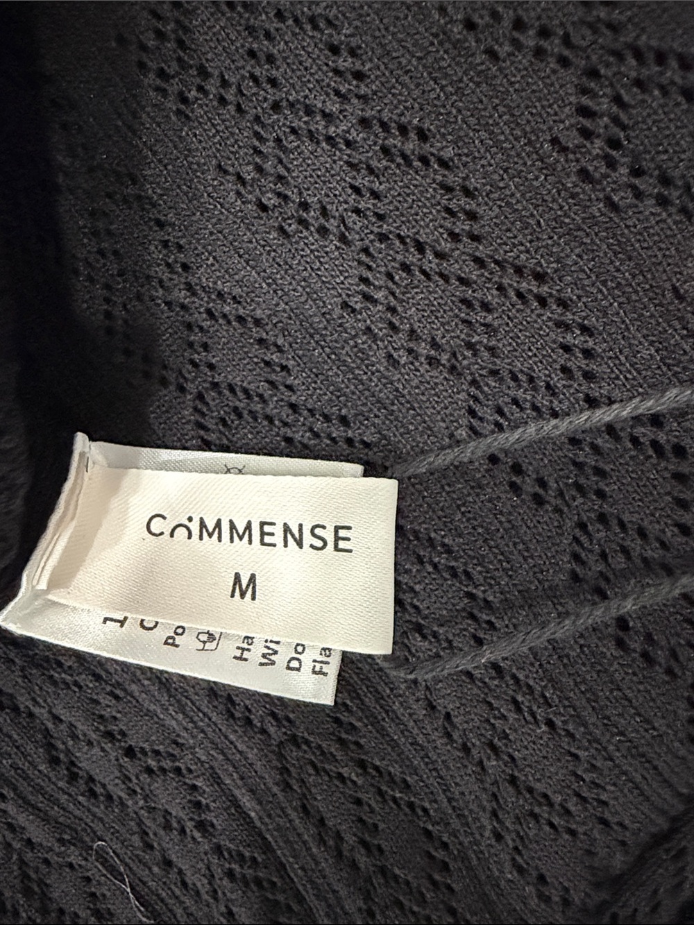 Commense Black Ribbed Button-Front Maxi Dress - Picture 3 of 3